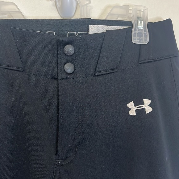 Under Armour Utility Relaxed Youth Baseball Pants Black Sz YLG - Picture 6 of 8